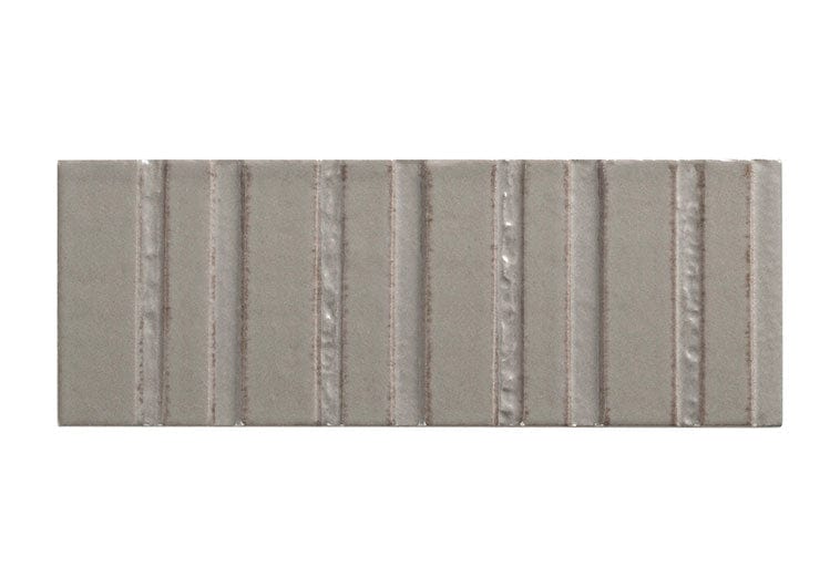 Sarmento Triolle 3x8 Linear Deco Glossy Porcelain Tile Euro Glass