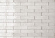 Seattle Brick White 2x10 Glossy Porcelain Tile Euro Glass