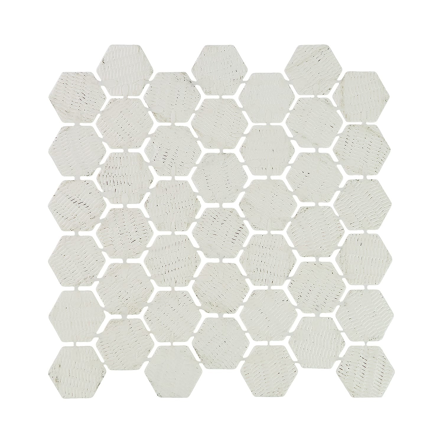 Verismo Sepia 2-Inch Hexagon Recycled Glass Mosaic Tile Euro Glass
