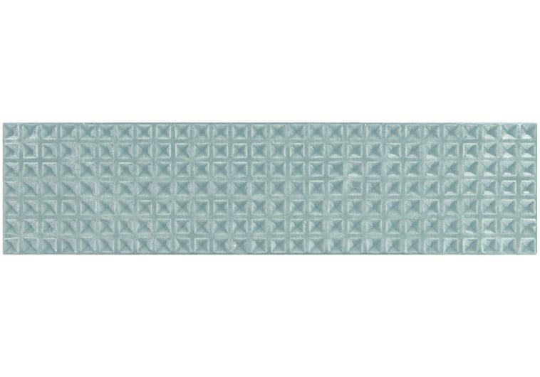 Wafer Benne 3x12 Glossy Ceramic Tile Euro Glass