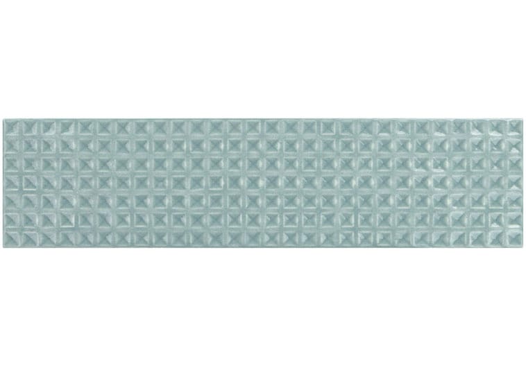 Wafer Benne 3x12 Glossy Ceramic Tile Euro Glass