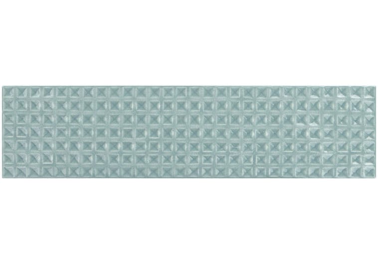Wafer Benne 3x12 Glossy Ceramic Tile Euro Glass