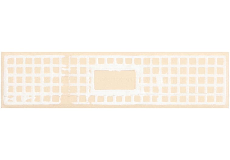 Wafer Benne 3x12 Glossy Ceramic Tile Euro Glass