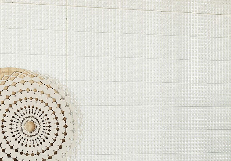 Wafer Buttercream White 3x12 Glossy Ceramic Tile Euro Glass