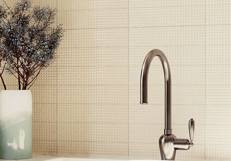 Wafer Mando 3x12 Glossy Ceramic Tile Euro Glass