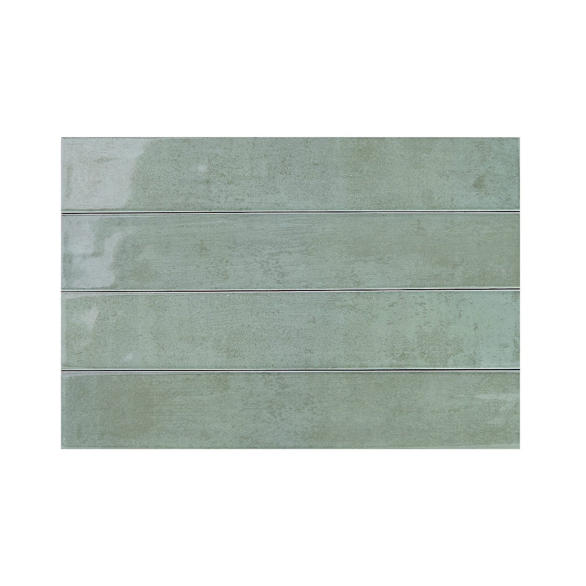 Xenia Verdoro 2 x 12 Glossy Ceramic Tile Euro Glass