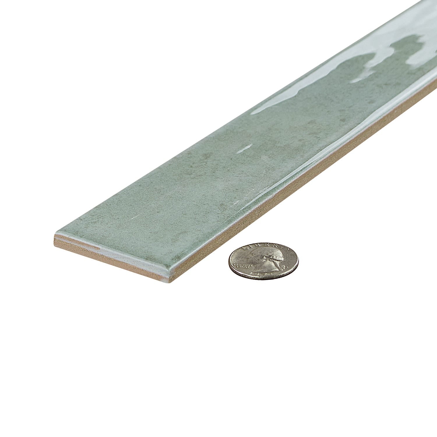 Xenia Verdoro 2 x 12 Glossy Ceramic Tile Euro Glass