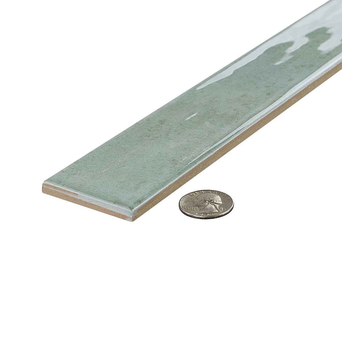 Xenia Verdoro 2 x 12 Glossy Ceramic Tile Euro Glass