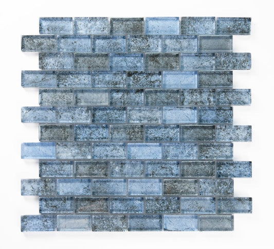 Crystal Diana 1x2 Glass Tile Fusion