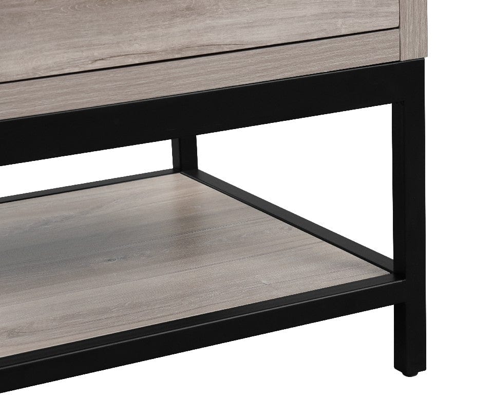 Hartley 24" Light Wood Vanity Combo with Carrara White Engineered Stone Top Horizon Tile