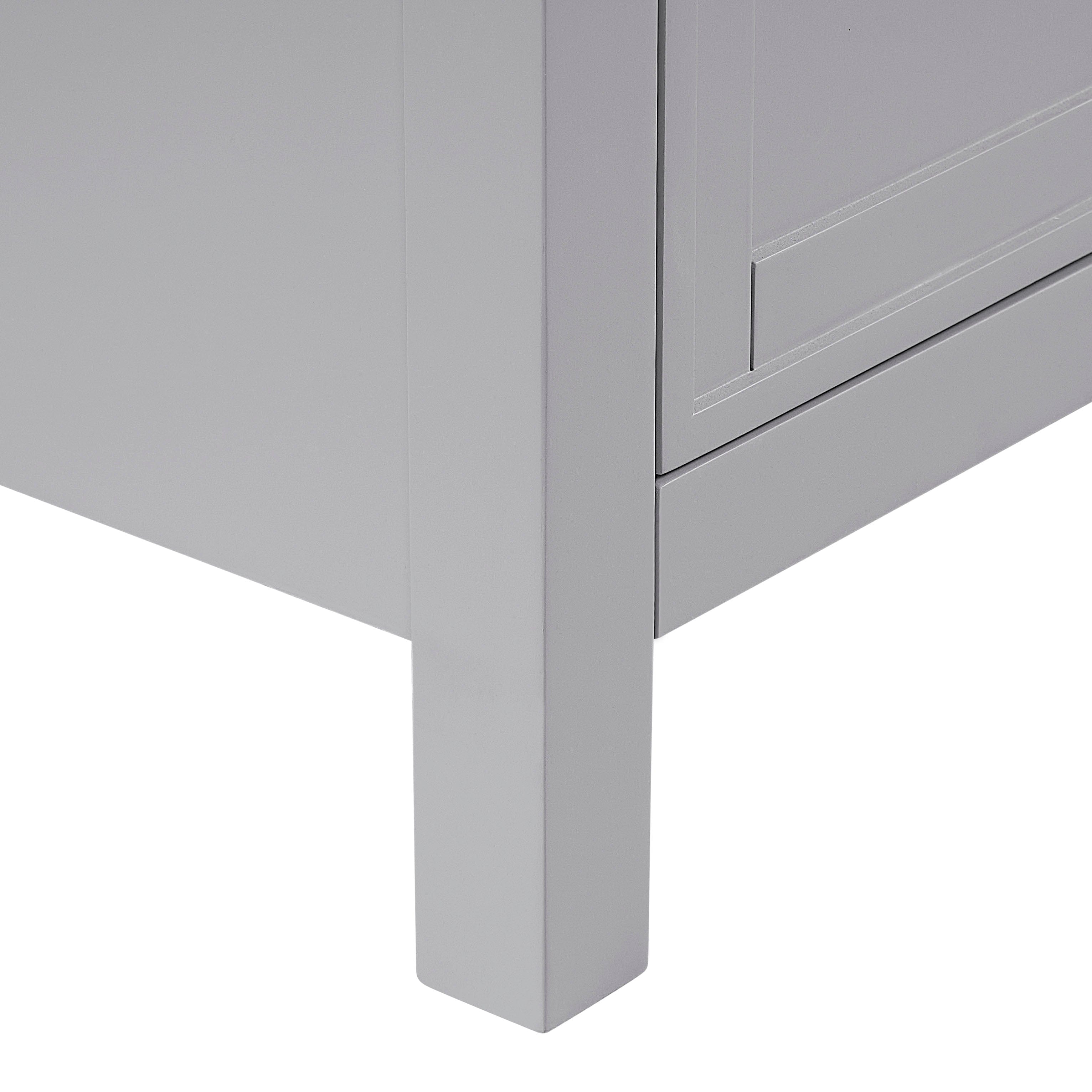 Hollister 30" Light Gray Vanity Combo with Sintered Stone Top Horizon Tile