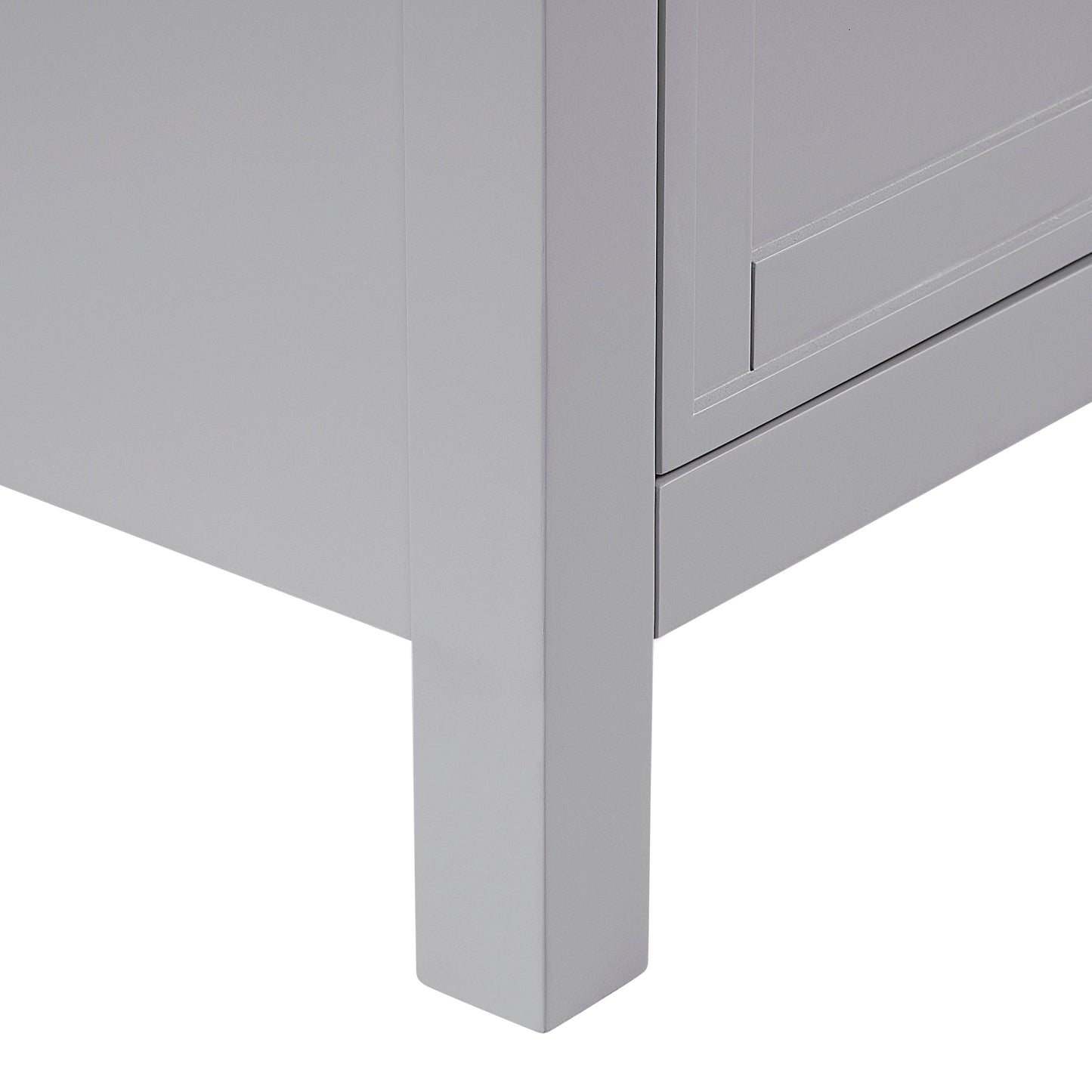 Hollister 30" Light Gray Vanity Combo with Sintered Stone Top Horizon Tile
