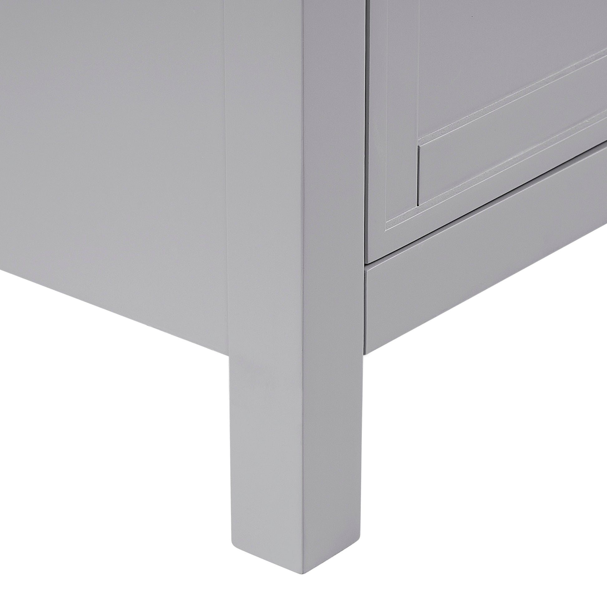 Hollister 48" Light Gray Vanity Combo with Sintered Stone Top Horizon Tile