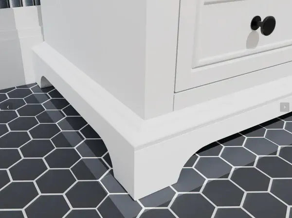 OasisTile Averra 48" White Single Sink Bathroom Vanity with Carrara Marble Vanity Top Horizon Tile