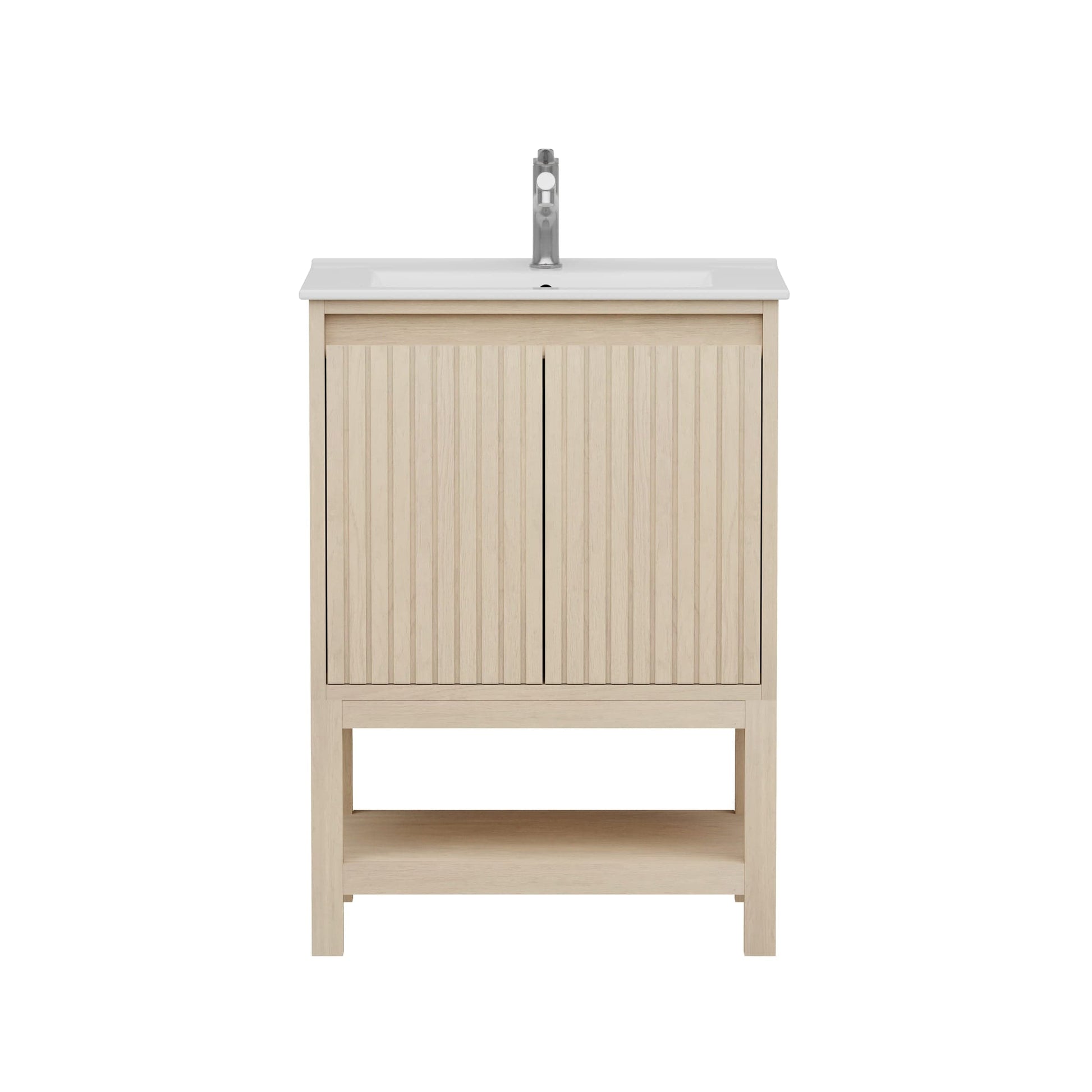 Mena 24" Single Vanity With Porcelain Top Horizon Tile