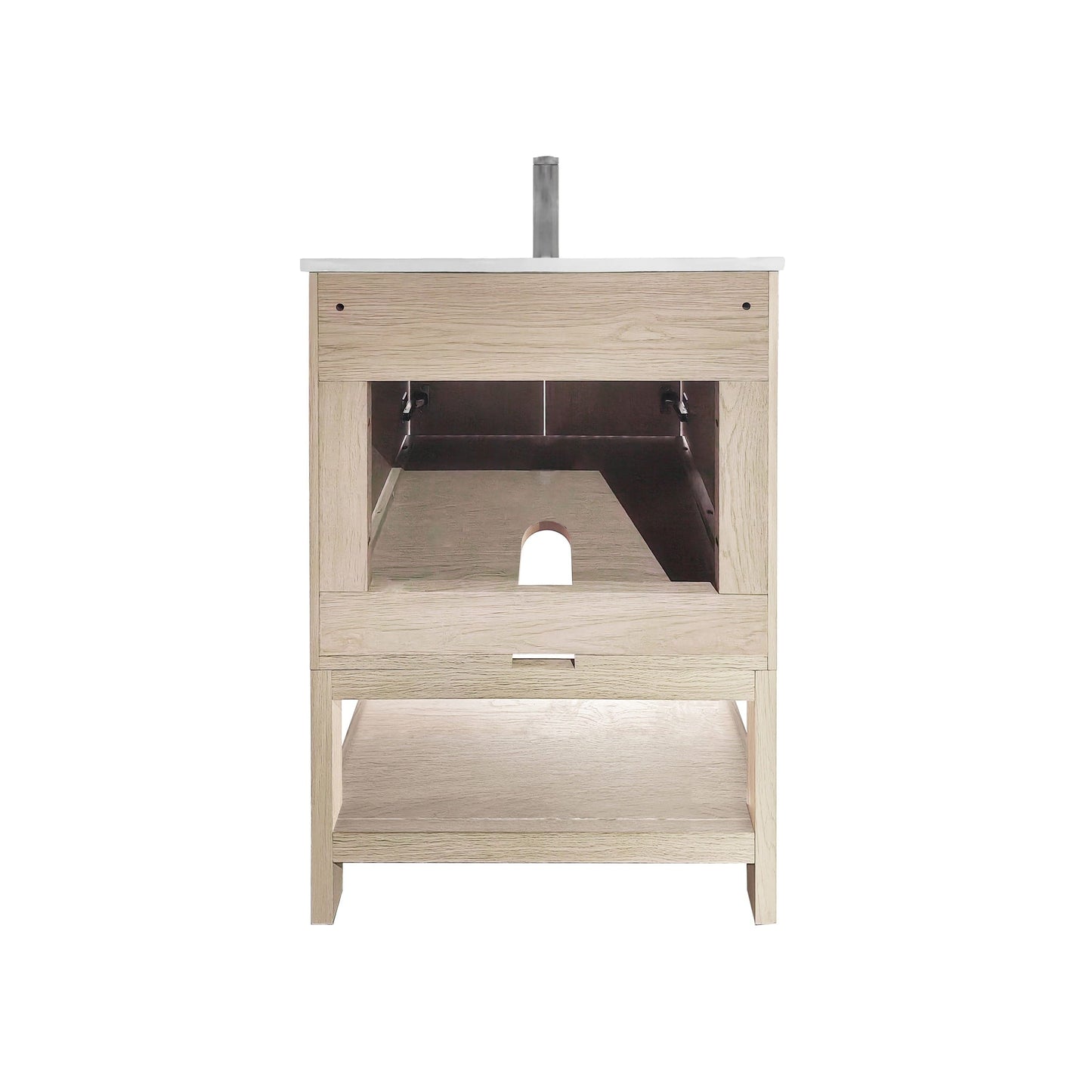 Mena 24" Single Vanity With Porcelain Top Horizon Tile