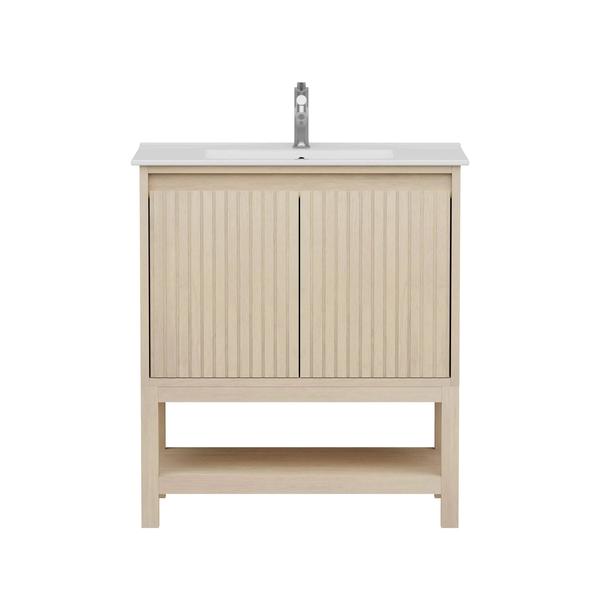 Mena 30" Single Vanity With Porcelain Top Horizon Tile