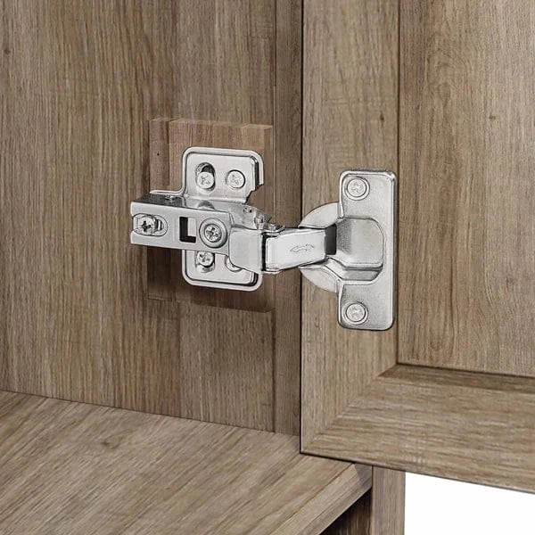 OasisTile Rivora 36" Light Wood Double Sink Bathroom Vanity with Carrara White Engineered Stone Top Horizon Tile