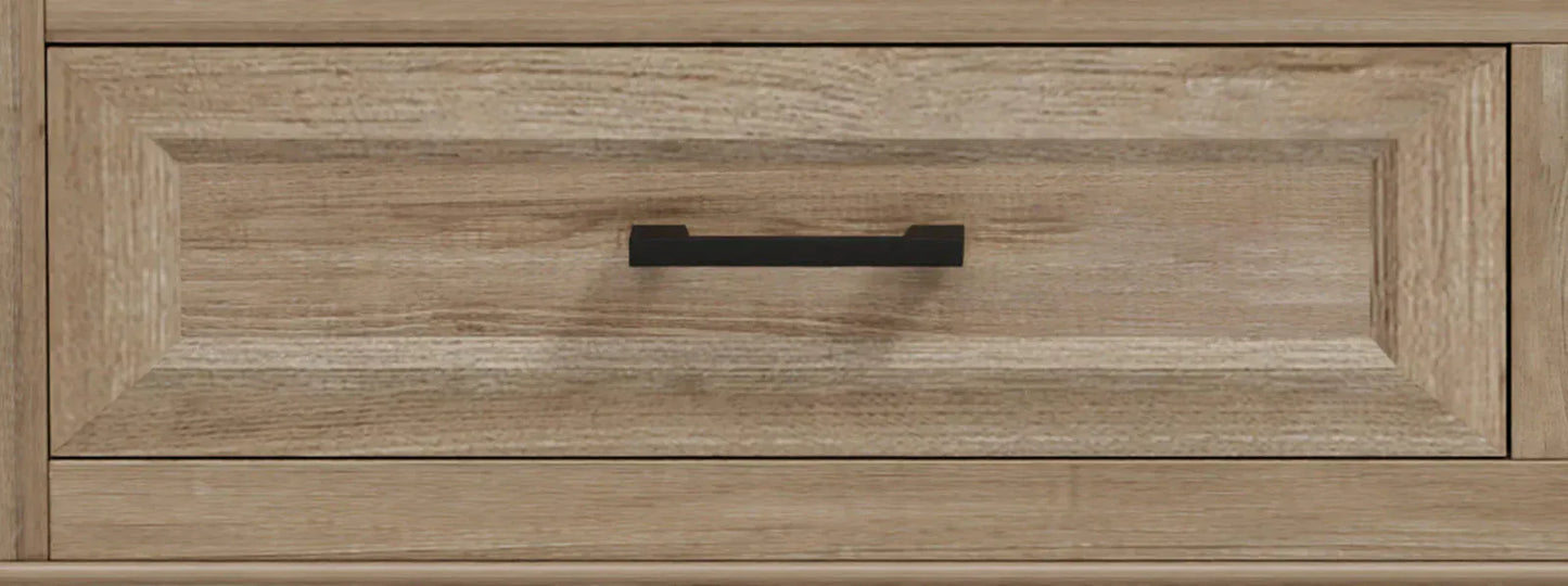 OasisTile Rivora 48" Light Wood Double Sink Bathroom Vanity with Carrara White Engineered Stone Top Horizon Tile