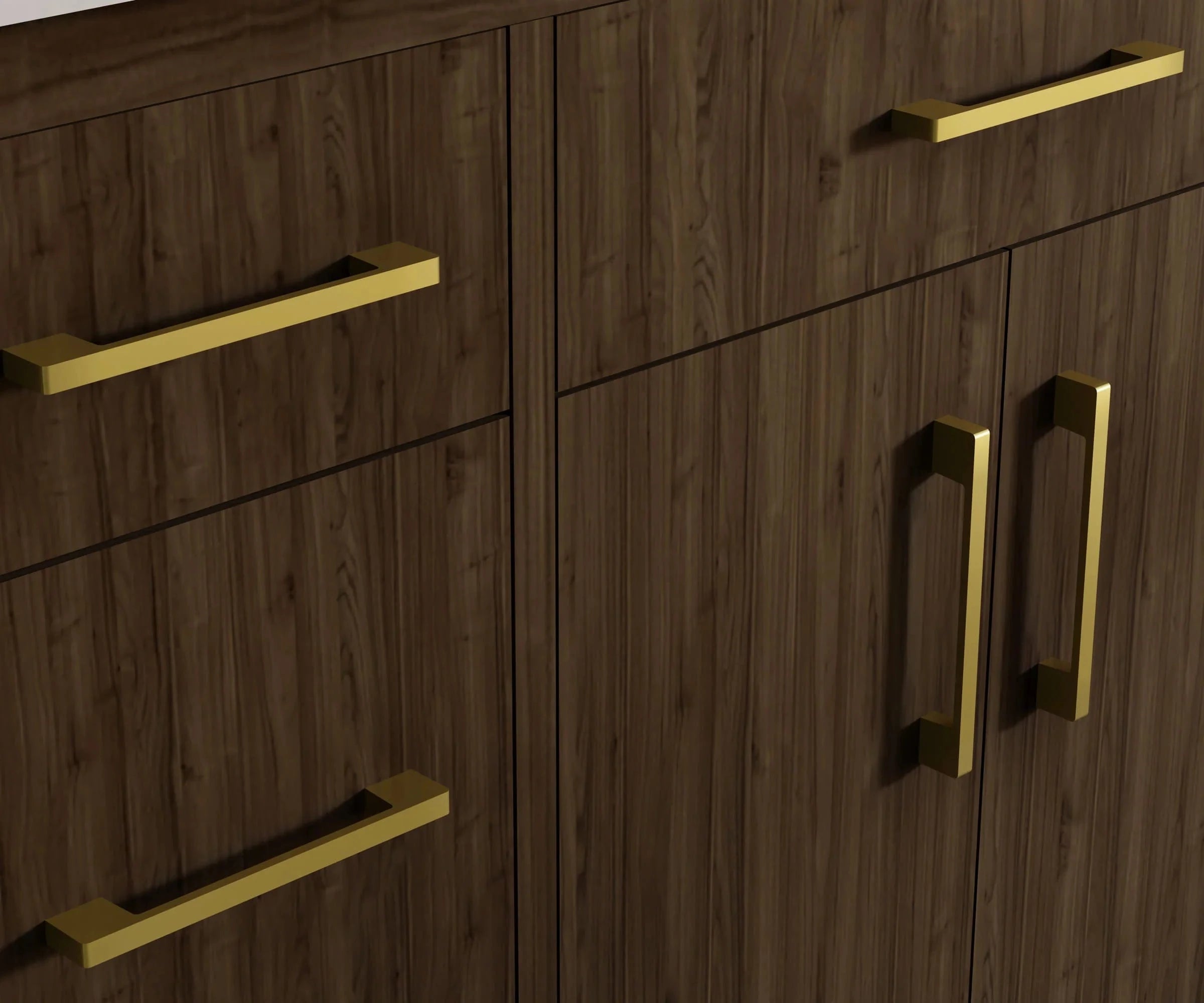 Warner 36" Single Vanity With Columbia White Marble Top Horizon Tile