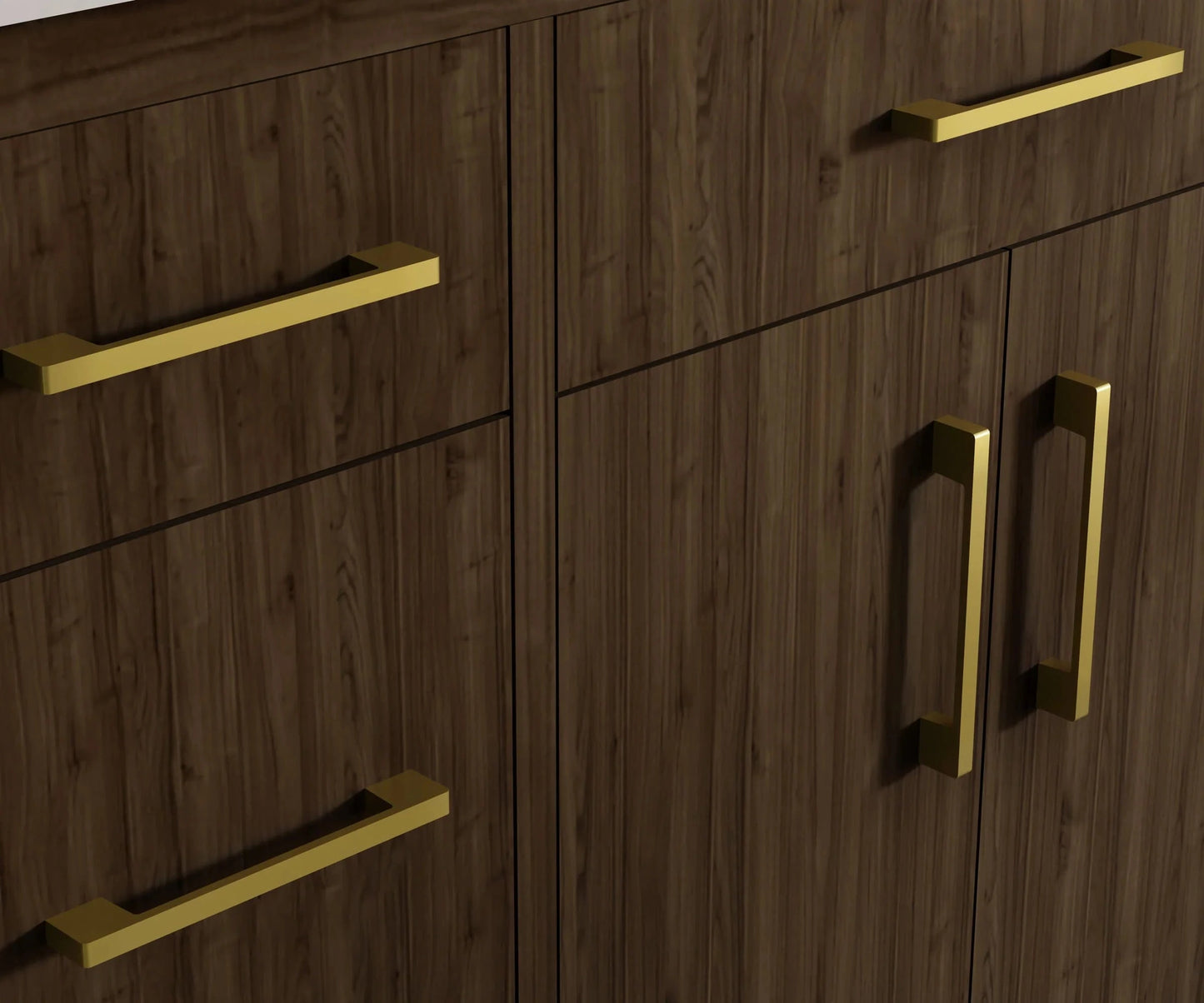 Warner 36" Single Vanity With Columbia White Marble Top Horizon Tile