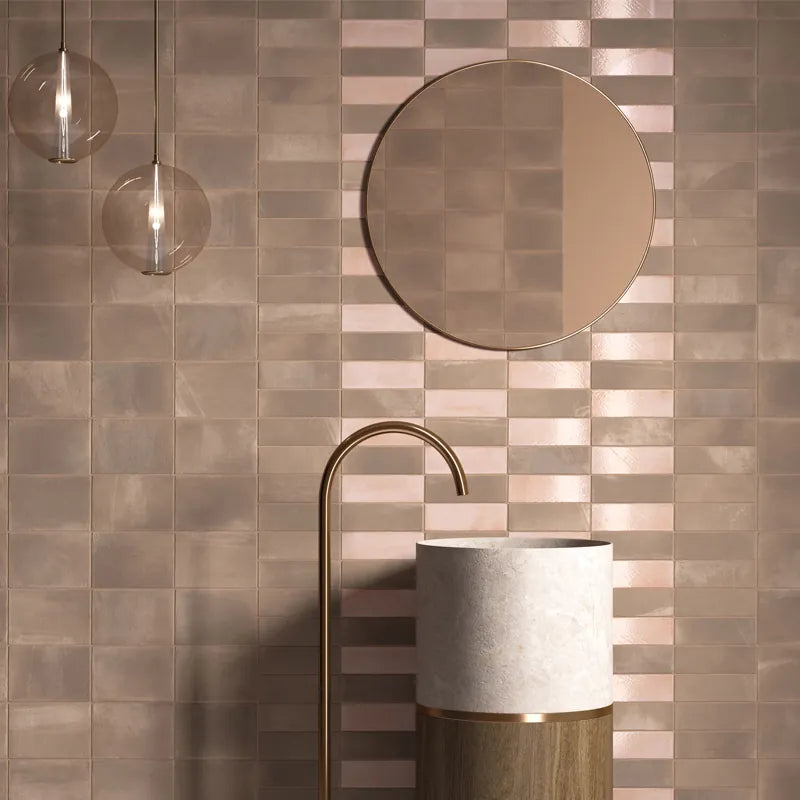 Duetto Brown Matte 4×6 Porcelain Tile Matrix Mosaics