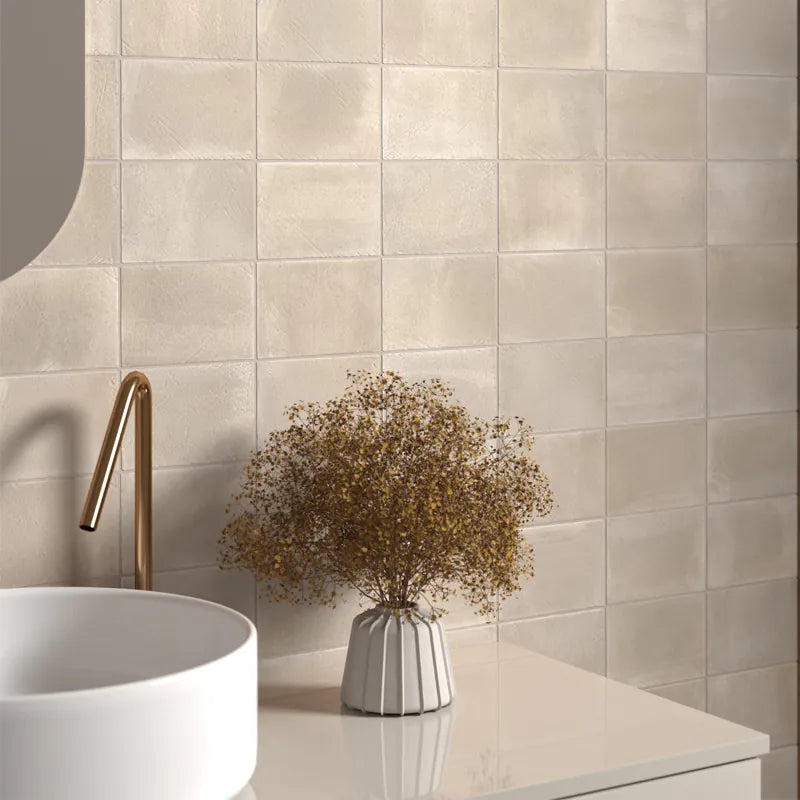 Duetto Coast Beige Matte 4×6 Porcelain Tile Matrix Mosaics