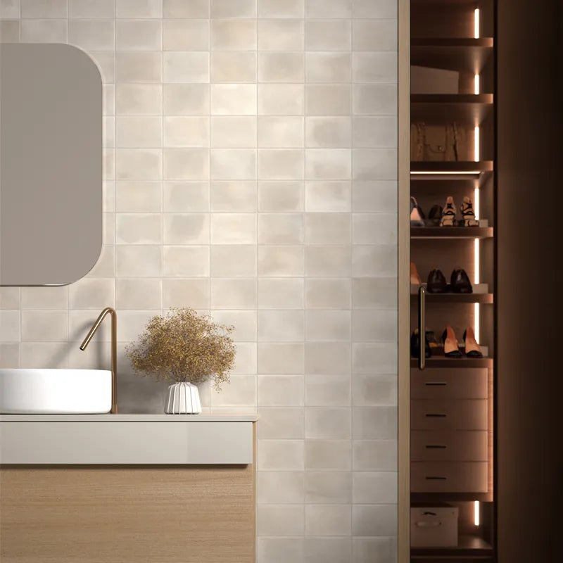 Duetto Coast Beige Matte 4×6 Porcelain Tile Matrix Mosaics