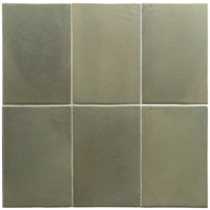 Duetto Forest Green Matte 4×6 Porcelain Tile Matrix Mosaics