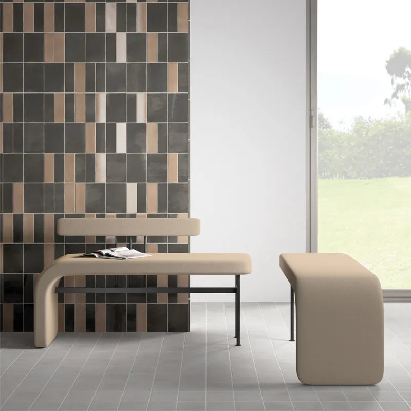 Duetto Volcanic Matte 4×6 Porcelain Tile Matrix Mosaics