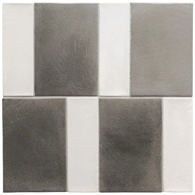 Duetto Volcanic Matte 4×6 Porcelain Tile Matrix Mosaics