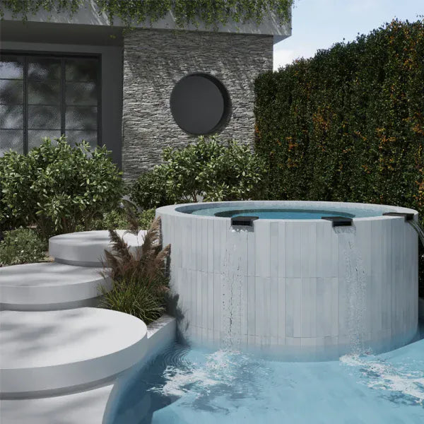 Etherea Blue 2x16 Matte Porcelain Tile Matrix Mosaics