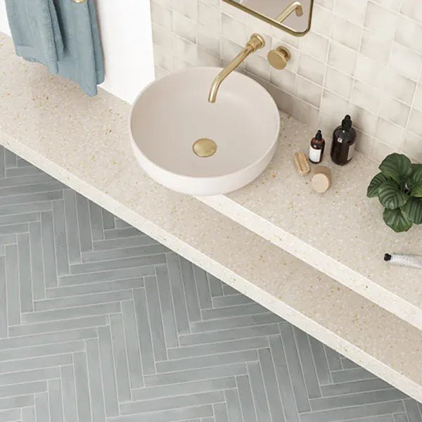 Etherea Blue 2x16 Matte Porcelain Tile Matrix Mosaics