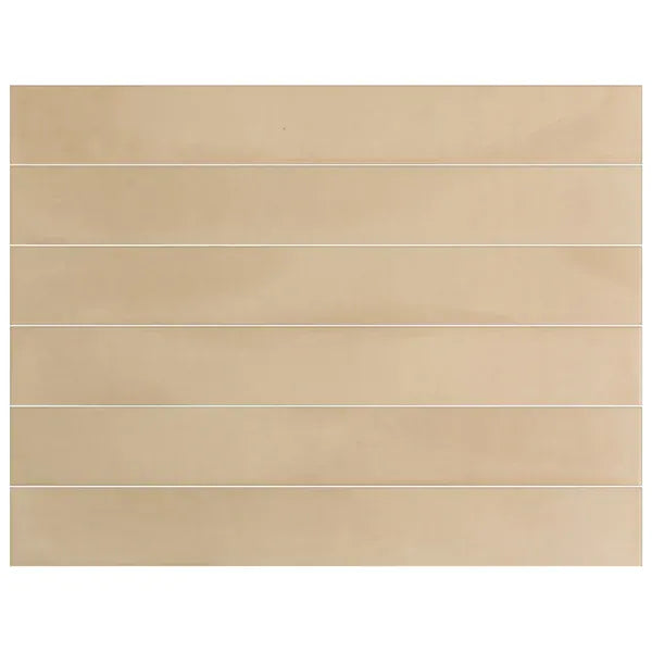 Etherea Clay Brown 2x16 Matte Porcelain Tile Matrix Mosaics