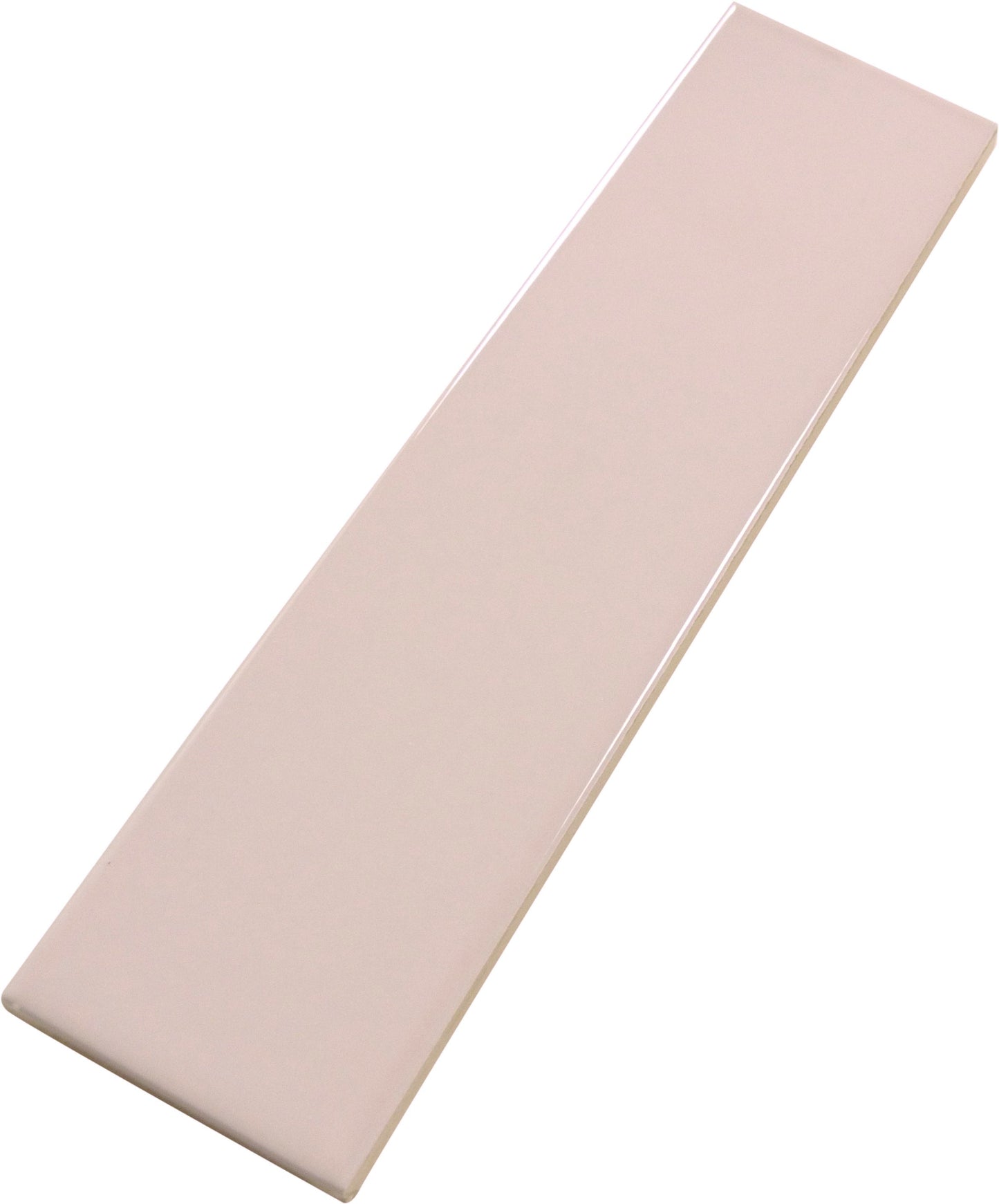 Ridge Pink Glossy 2x8 Ceramic Tile Matrix Mosaics