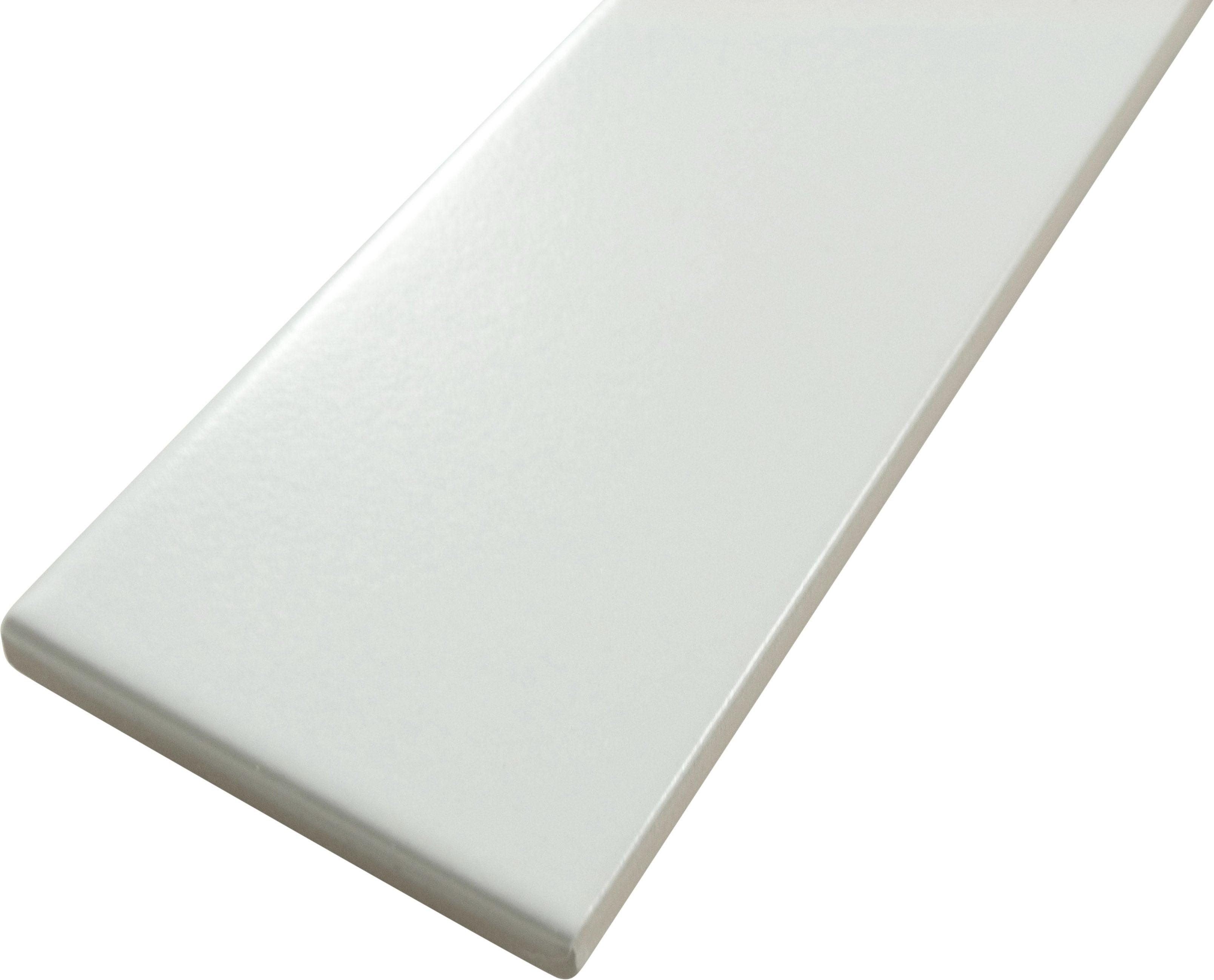 Ridge White Matte 2x8 Ceramic Tile Matrix Mosaics