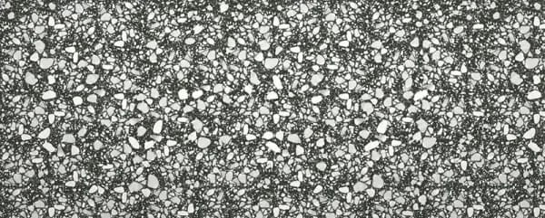Terrazzo Nero Black 24x24 Glossy Tile Matrix Mosaics