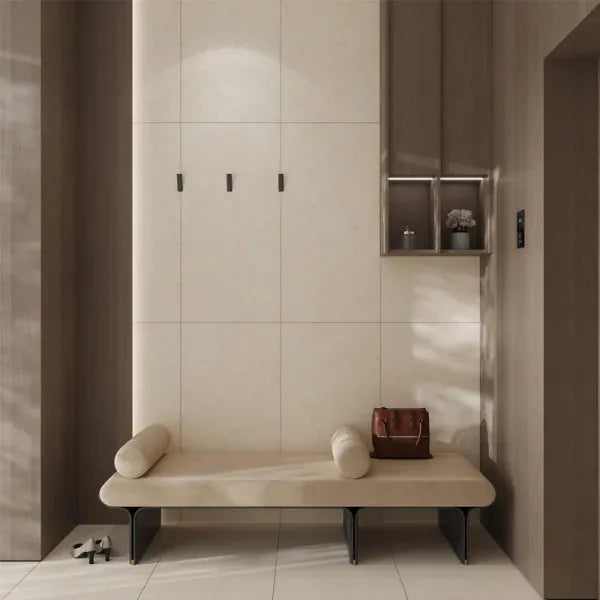 Velanza Crema 24×48 Matte Porcelain Tile Matrix Mosaics