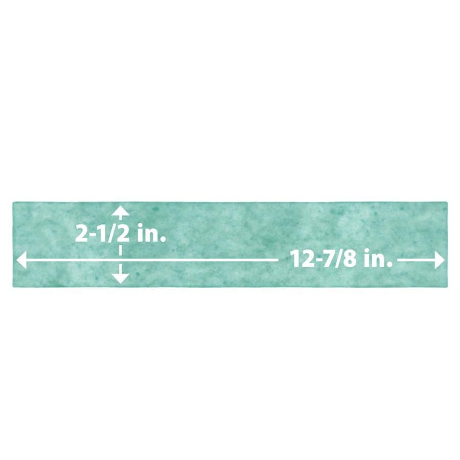 Menorca Aqua 2.5x13 Glossy Ceramic Tile Merola