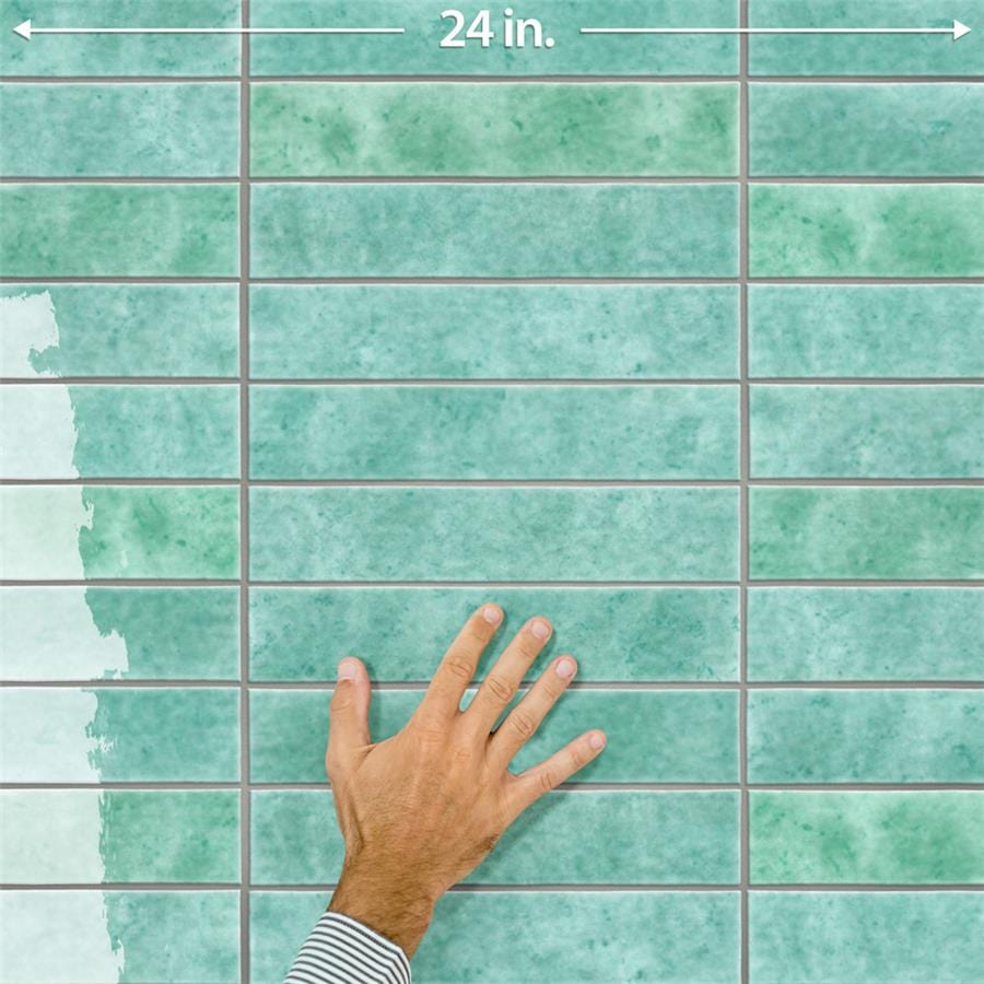 Menorca Aqua 2.5x13 Glossy Ceramic Tile Merola