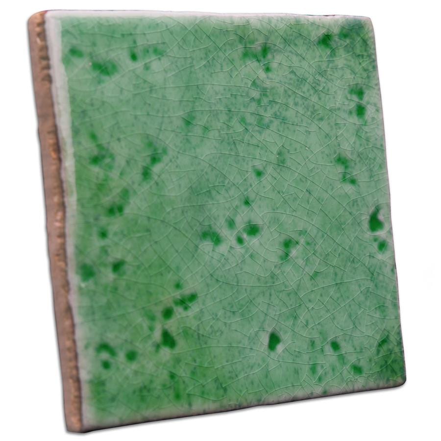 Menorca Lake Green 4x4 Glossy Ceramic Tile Merola