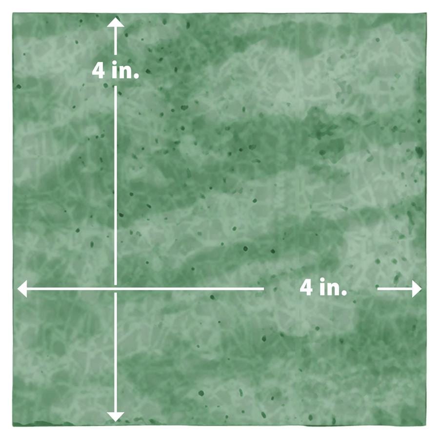 Menorca Lake Green 4x4 Glossy Ceramic Tile Merola