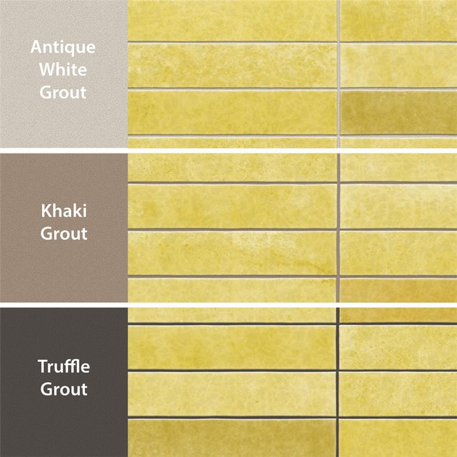 Menorca Lemon Yellow 2.5x13 Glossy Ceramic Tile Merola