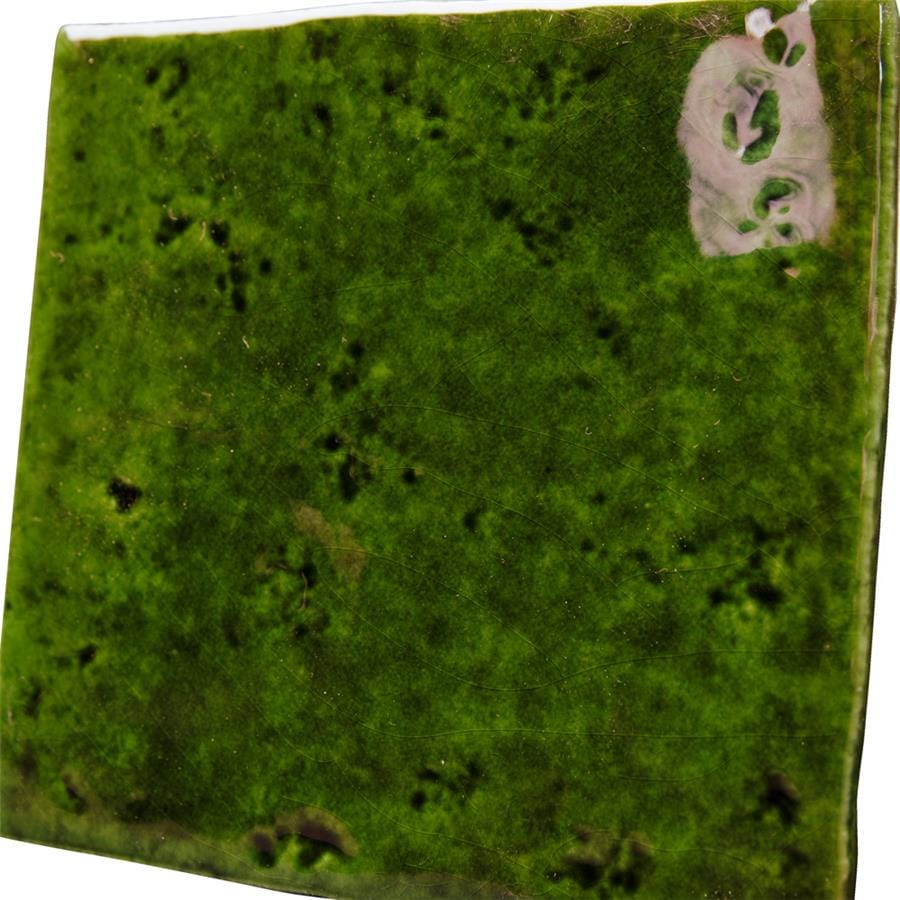 Menorca Tourmaline Green 4x4 Glossy Ceramic Tile Merola