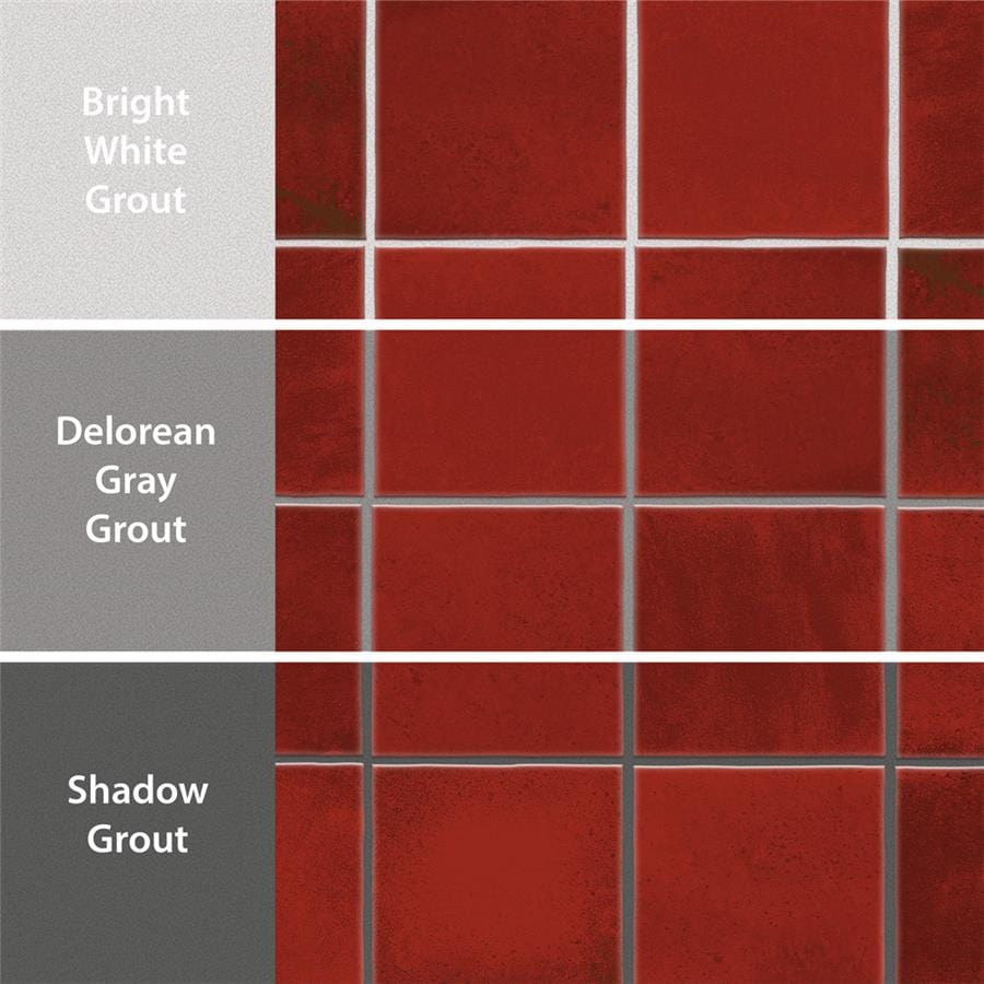 Menorca Volcano Red 4x4 Glossy Ceramic Tile Merola
