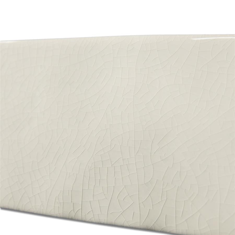 Menorca White 2.5x13 Glossy Ceramic Tile Merola