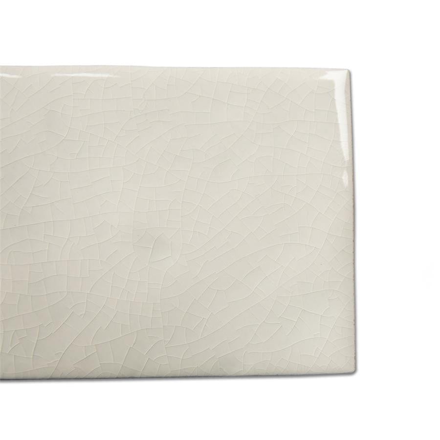 Menorca White 2.5x13 Glossy Ceramic Tile Merola