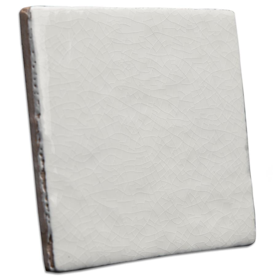 Menorca White 4x4 Glossy Ceramic Tile Merola
