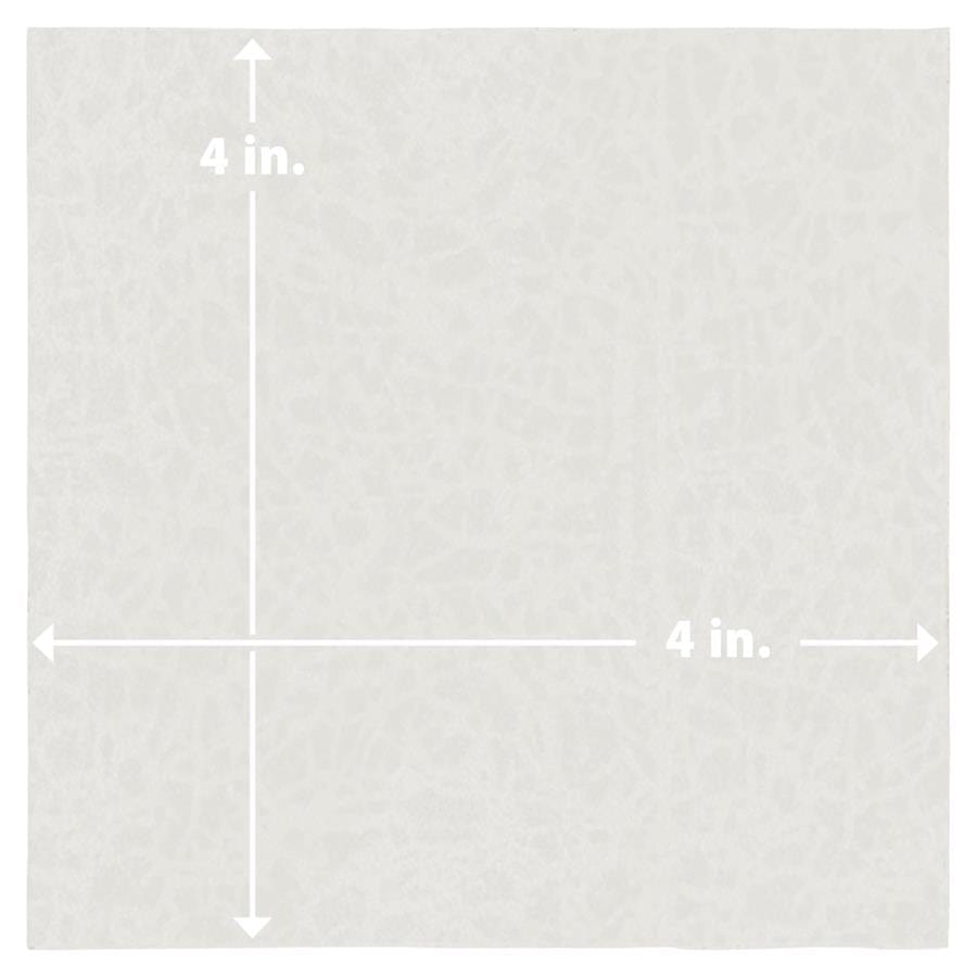 Menorca White 4x4 Glossy Ceramic Tile Merola