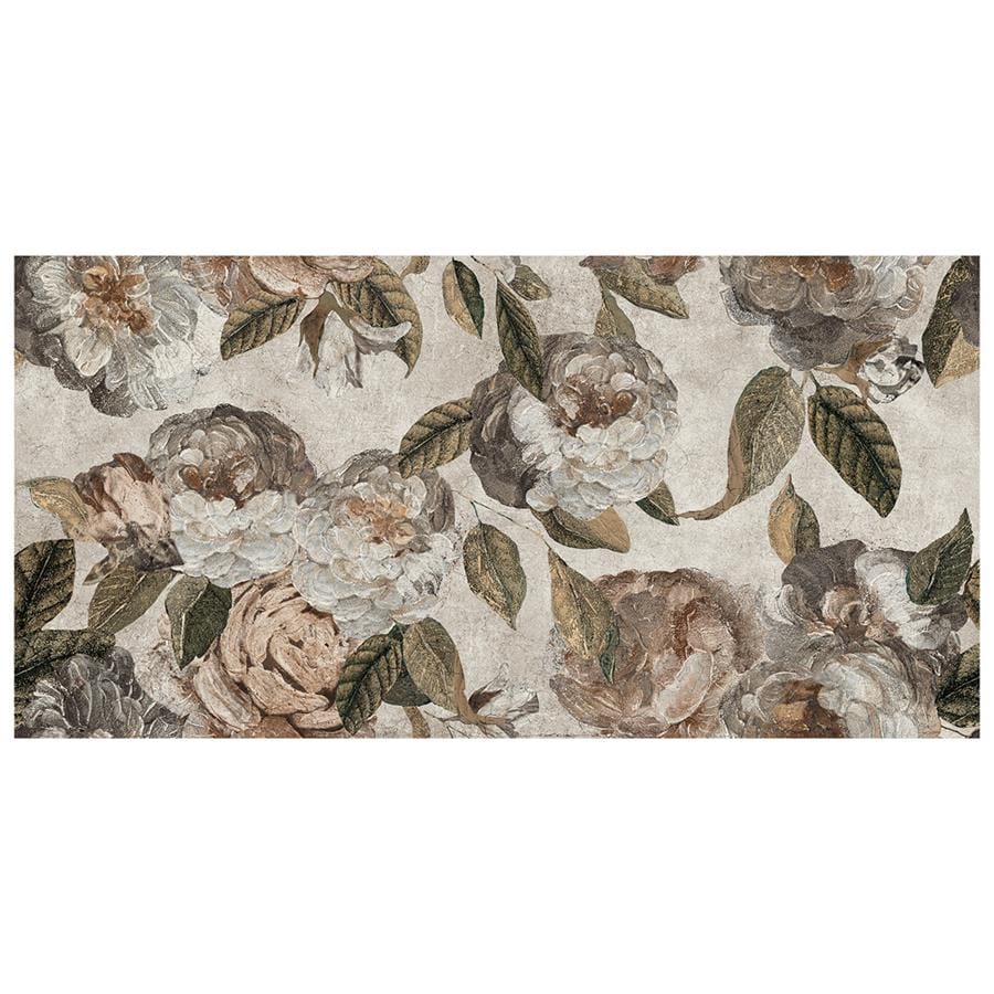 Parete Fiori Beige 23.5x47 Porcelain Tile Merola